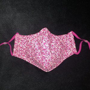 Reusable / Washable Sculpted Mask / Pink Blossom